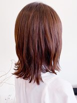 レポヘアー(Repos hair)&nbsp;20代30代大人かわいいモカブラウンナチュラル艶感ミディアム