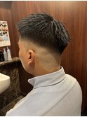スキンフェード　ソフトモヒカン　田町　理容室　床屋　ショート