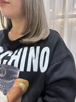 ラボヌールヘアーノーブル 新越谷店(La Bonheur hair noble)&nbsp;極上髪質改善/ケアブリーチ/ミルクティーベージュ