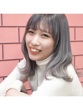 ヘアカラーファクトリー 原口☆撮影スタイル*透け感グレー☆福岡久留米
