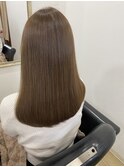 シアーグレージュ×ミディアム