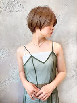 ロンドローズ 名古屋(Lond damaskRose) 学割 ブリーチなしダブルカラー ブリーチ 髪質改善 ボブ 857