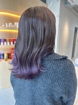 ラナンバイシダ(ranan by sida)&nbsp;エンドパープル10代ケアブリーチデザインカラー/暗めカラー