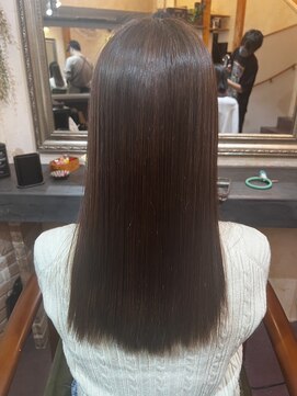 リリアン(Ririan) 【橋本】酸性縮毛矯正+自社製品髪質改善トリートメント