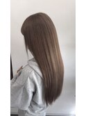 1回ブリーチで作るグレージュカラー！