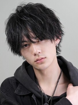 アイトーキョー 下北沢(AI TOKYO) 中性ウルフマッシュ/ニュアンスパーマ/ダークアッシュ/下北沢