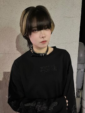 ビーハイブアヴェダ PARCO2店(BEHIVE AVEDA) 【yuuna】中性ウルフ×デザインカラー