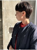 30代40代似合わせショートショートバング