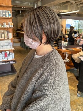 コレット(COLETTE) 【デザイン◎】ショートボブ×アンブレラカラー