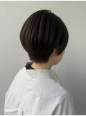 丸みのあるショートスタイル