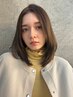 [縮毛矯正カラーコース]カット+カラー+酸性ストレート+オージュア　１ｓｔ