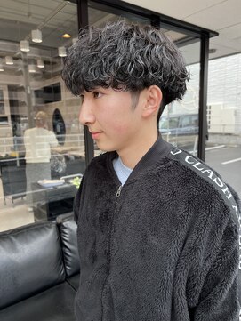 髪屋 紬 メンズ/メンズパーマ/メンズカット/波巻きパーマ