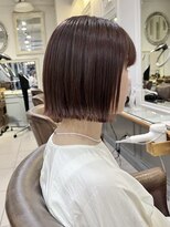 ヒビヲ(HIBIO)&nbsp;横浜タッセルボブショートボブ顔周りレイヤーカット韓国30代40代