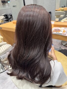 ヘアデザインファブロ イオンモール宮崎店(hair design FABRO.) 【ピンクラベンダー/韓国スタイル/艶髪透明感カラー】