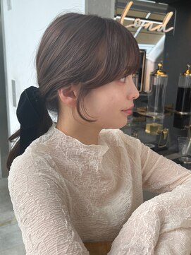 ロンド ボーイ 表参道(Lond BOY) ミニウルフレイヤーカット顔周りカット前髪カット韓国ロング