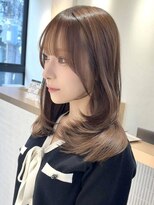 ジーナ 南草津(Zina)&nbsp;髪質改善＊レイヤーカットハイライトミディ＊美髪【Zina南草津】