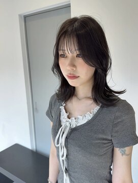 ゴウトゥデイシェアサロン 町田店(GO TODAY SHAiRE SALON) 韓国レイヤーミディ×ダークグレー