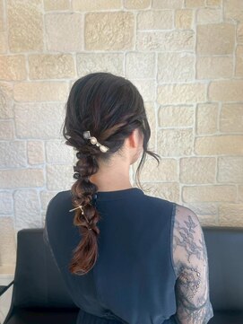 ヴァン カウンシル 川口店(VAN COUNCIL) 編み下ろし×ヘアアレンジ【東川口 ヘアセット】