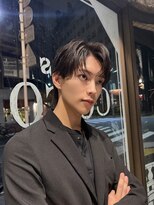 メンズココ メンズパーマ 韓国ヘア 日本橋店(MENS COCO)&nbsp;ニュアンスセンターパート