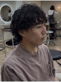 スパイラルパーマ/メンズパーマ/波巻/マッシュ/波巻きスパイラル
