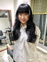 ノル 栄矢場町(nol)&nbsp;透け感フェイクブラック×レイヤーカット