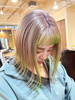 ブリッツ レボ(BLITZ-REVO)&nbsp;着物ヘア/ダークアッシュ/ミディアムレイヤーカット/柏駅