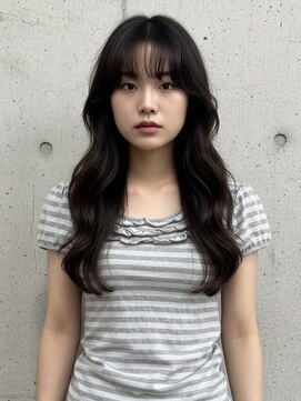 エイチ ウルフカット 大阪梅田(811) レイヤーボブヘアカラーバレイヤージュ50代くるみちゃんヘア