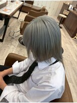 ニュースエン(newseN:) グレージュ/トリプルカラー/ケアブリーチ/髪質改善/万代