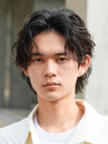 フィフス 大分(fifth)&nbsp;大分スパイラルパーマメンズカットラウンドマッシュツーブロック