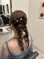 アルター(aL ter)&nbsp;黒髪メルティカラー ウルフミディシースルーバング 鎌取