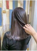 嶋村夏実★ハイ透明感インナーカラー