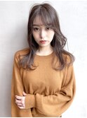 ワンカールミディアム_ウェーブパーマフォギーベージュ_7106