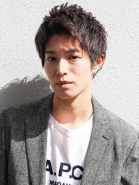 アフロート ディル(AFLOAT D'L) ウルフパーマ ウェットヘア スリークショート コンマバング