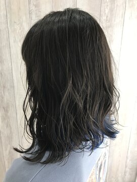 シエル 立川店(CIEL) 【CIEL原田】人気のインナーカラー、ネイビーブルー