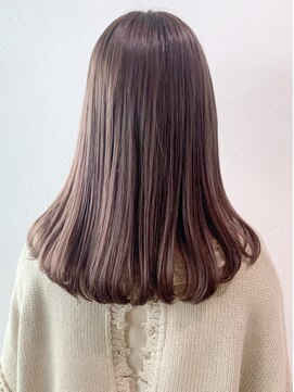 アイティー バイ アルバム 浦和店(IT by ALBUM) ピンクラベンダー_エアリーミディショートパーマ_ba311713