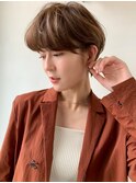 【sense関谷】艶ハイライトカラーハンサムショート