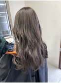 透明感カラー　グレージュ.