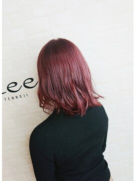 リー 天王寺(Lee) 【Lee天王寺】ボルドー×ピンク