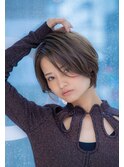 大人の魅力を上品なセクシーさと可愛らしさあるショートスタイル