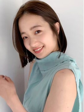 ラフ フロム ガーデン(Laf from GARDEN) 【Laf 田中双葉】20代30代におすすめショコラベージュ大人ボブ