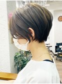 30代40代50代・大人ショートボブ・白髪ぼかし・小顔カットBISA