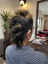 美容室ふくろう&nbsp;メンズカット＋ハイライトカラー