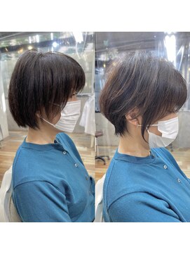 カシュカシュ(cache cache) ショートビフォーアフター