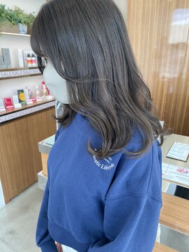 カッツ 駅家店(CUT S) 透明感グレージュカラー〇