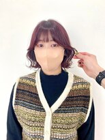 ギグスダブル 栄久屋大通店(gigs double)&nbsp;ショートボブ/ピンクカラー