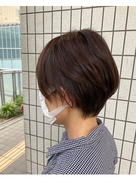 スタジオ アルファプラス 日暮里店(studio α+) 30代40代50代◎大人ナチュラル前上がりレイヤーボブ　日暮里