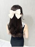ハーフアップ