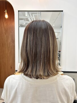 アロン(alon) 大人ショート/大人ボブ#くびれミディ#ハイライト#白髪ぼかし