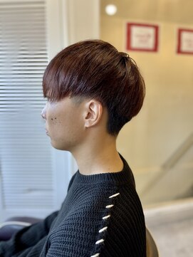 ソイクフ(SOY KUFU) MEN’S HAIR マッシュパーマアッシュブラックカルマパーマ