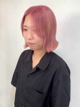 ラミエバイメルト 下北沢(lamie by melt) 花田/ピンクベージュ/似合わせカット/イメチェン/レッドブラウン
